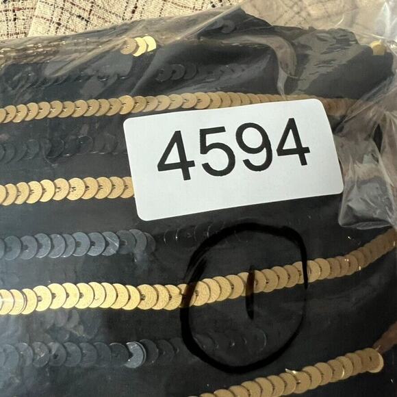 Royal Feelings Blouse Women 2X Sequined Beaded Abstract Graphic Vtg 80s Silk - Picture 13 of 13